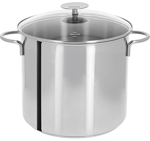 Cristel Mutine Fija Tapa de Olla, Acero Inoxidable, M22M