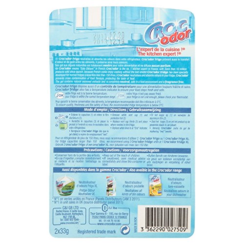 Croc Odor Nevera Desodorante Pack Doble