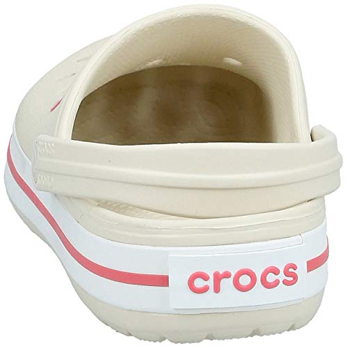 Crocs Crocband U, Zuecos Unisex Adulto, Beige (Stucco-Melon 1AS), 38-39 EU
