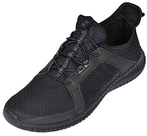 Crosshatch Manitoba Entrenador Zapatilla De Deporte Para Hombre Zapatillas Para Cor, color Negro, talla 42 1/3 EU