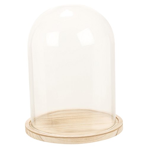 Cubierta de cristal Bell Jar con base 30 cm