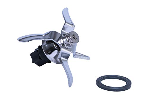 Cuchilla de repuesto de alta calidad, incluye junta, apta para Vorwerk Thermomix TM5 TM 5, de acero inoxidable.