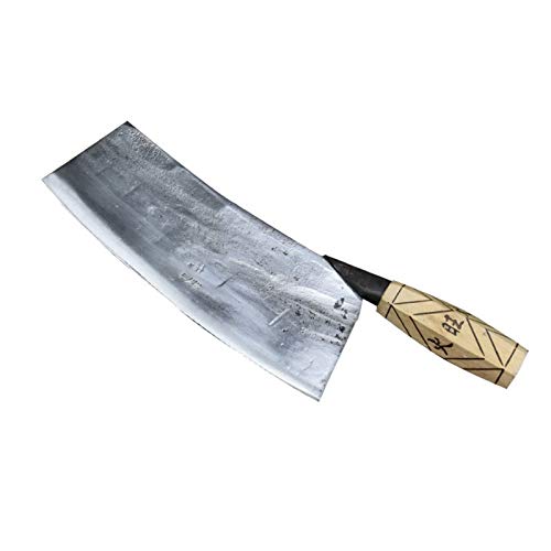 Cuchillo de cocina china forjado hecho a mano cuchillos de cocina cuchillo de cocina del restaurante Cocinero que rebana cuchillos tradicional Cleaver Super Sharp Cuchilla