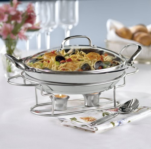 Cuisinart 7BSR-28 Stainless 11-Inch Round Buffet Servers