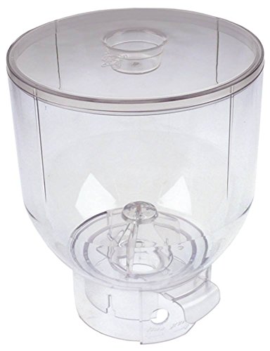 Cunill - Depósito para granos de café para molinillo de café Marfil, Marfil-Automatic-Cromado-Gold, altura de 260 mm, diámetro de 210 mm, diámetro de 107 mm