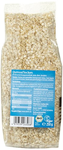 davert quinoa copos (3 unidades, X 250 g)
