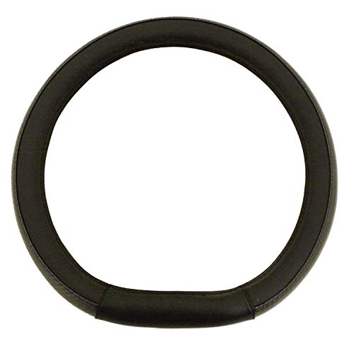 DBS - Cubre Volante a Medida para 208 y 308 - Negro - Coche/Automóvil - Universal - Polipiel - Antideslizante
