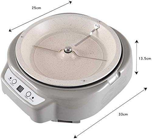 DDPP Grano de café del Panadero de Cacahuete Melón Semilla Hornear Máquina Crudo Haba Tostador eléctrico Fruta Secadora,Negro