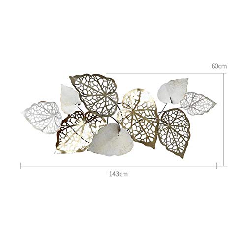 Decoraciones 3D Hechas A Mano De Arte De Pared De Metal Flores De Fondo De Hierro De Artesanía Moderna Europea Regalos De Cocina Dormitorio De La Sala De Estar del Hotel En Casa