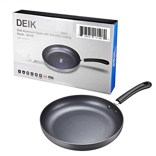 DEIK Sartén con revestimiento profesional de 28 cm, de aluminio anodizado duro