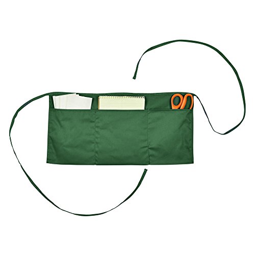 Delantal para cocinas, comercios, restaurantes o para el hogar, de polialgodón (3 bolsillos) (personalizable)