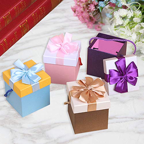 Demarkt Navidad Regalos de Cumpleaños y Fiesta Cajas de Regalo Conjunto de Convites para Decorativos Navidad Caja de Manzana Decoración 10 * 10 * 10CM 1PCS