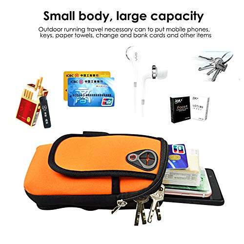 Deportes para correr brazalete bolsa cubierta protectora brazalete para correr impermeable deportes funda para teléfono móvil deportes al aire libre cubierta del brazo del teléfono móvil 18 * 11 CM