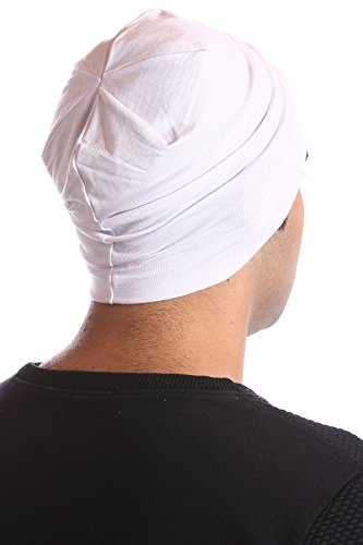 Deresina Gorros para Dormir Oncológicos y para Quimioterapia (Blanco)