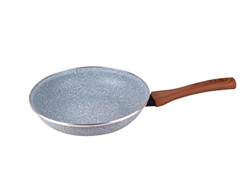 Desconocido Magefesa Mármol Sarten 28 Cm de Acero Esmaltado, Gris Granito