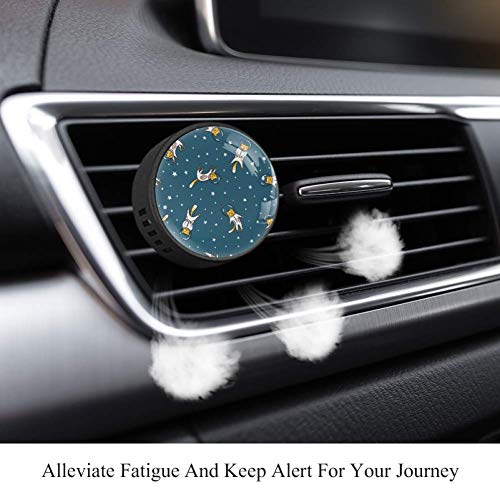 Difusor de Aire para Coche con diseño cósmico de Astronauta en el Espacio, de Goma EVA, difusor de aceites Esenciales de aromaterapia, Fruta de la pasión