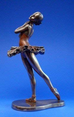 Diseño de bailarina de bronce Figura decorativa 25 cm