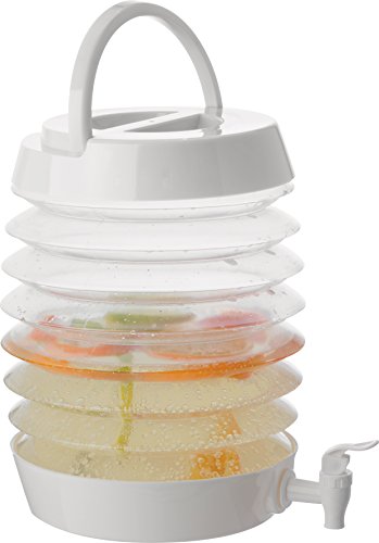 Dispensador de bebidas plegable de plástico con grifo para limonadas, zumos y zumos, el accesorio de fiesta ideal para jardín, picnic y demás. De Notrash2003