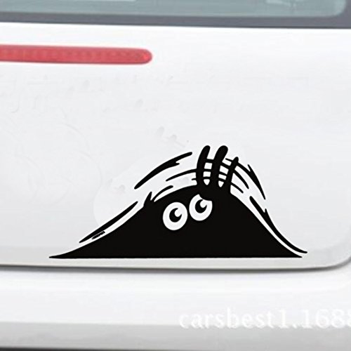 Divertida del monstruo que mira a escondidas Paredes Auto de coches de Windows Etiqueta gr¨¢fico del coche del vinilo Adhesivos pegatinas de coches Accesorios