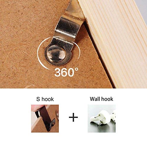 DIYthinker Expresión Crema de la Fresa Helado Arte de la Pintura de Fotos de imágenes de Madera Marco Redondo Pared del hogar del Regalo de la decoración Medio Negro