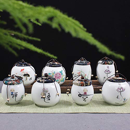 DongGuanShiHongBoZhu Cafetera Cerrada, cafetera China, Tetera Vintage, Adecuada para café, té, nueces y Polvo, ollas de Almacenamiento de Color Negro, tamaño