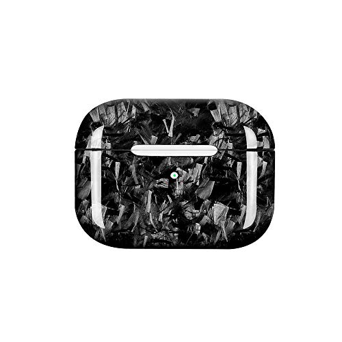 DOUDY AirPods Pro Real (Genuine) Funda de fibra de carbono forjado brillante