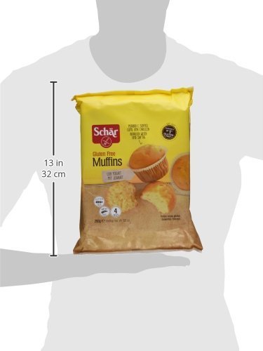 Dr. Schar Muffin Magdalenas SIN GLUTEN - Paquete de 4 x 65 gr - Total: 260 gr