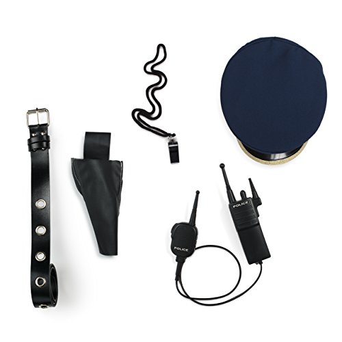 Dress Up America - Disfraz de policía Deluxe, Talla L, 12-14 años (201-L)