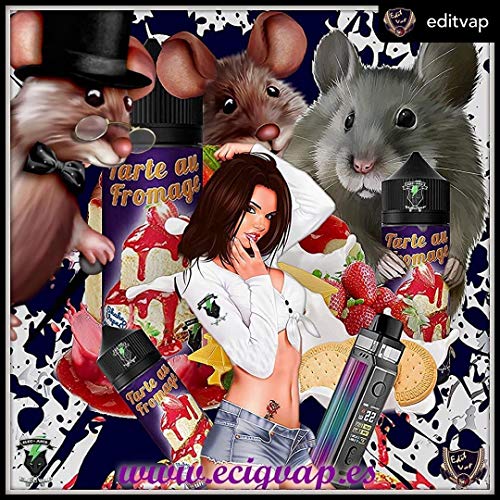 E-Liquid tarta de queso - 120ML TPD de ElecVap - Sin Nicotina - 120ml formato TPD - 0MG Nicotina - E-Liquido para Cigarrillos Electronicos - E Liquidos para Vaper