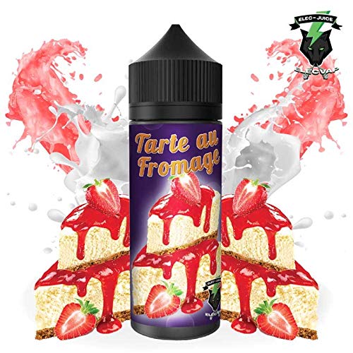 E-Liquid tarta de queso - 120ML TPD de ElecVap - Sin Nicotina - 120ml formato TPD - 0MG Nicotina - E-Liquido para Cigarrillos Electronicos - E Liquidos para Vaper