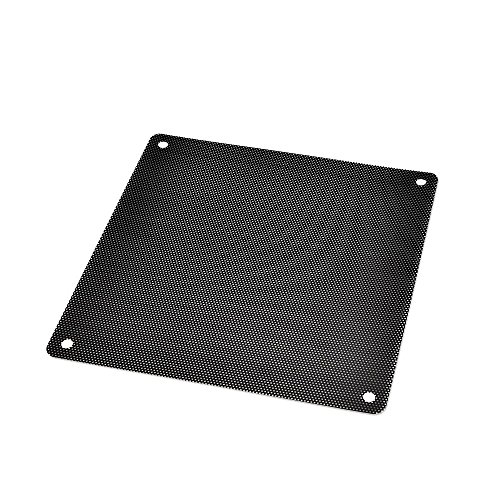 eBoot Filtro de Ventilador de PVC Antipolvo para Caja de Ordenador, 140mm y Negro, Paquete de 10