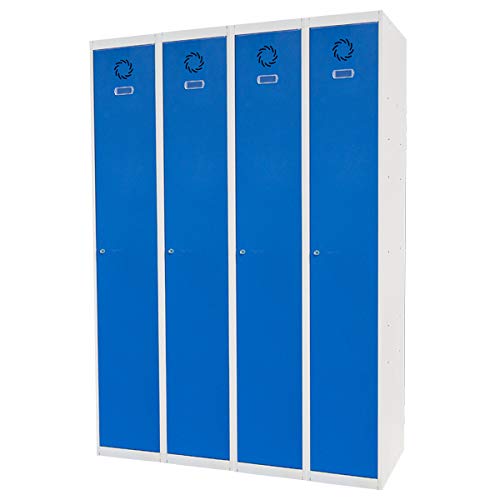 ECOV-30/4 Cerradura/Taquilla ECO-300mm./1 puerta, 4 cuerpos/1.200x1.800x500/Desmontado