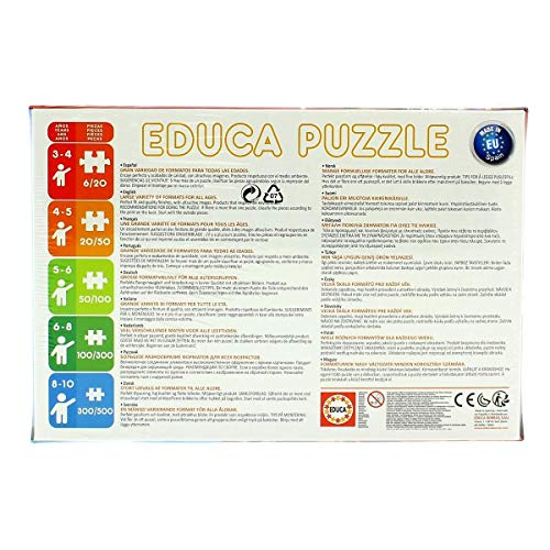 Educa- Vaiana Disney 2 Puzzles infantiles de 48 piezas, a partir de 4 años (16952)