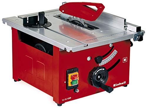 Einhell TC-TS 1200 Sierra de mesa - Máquinas de coser fijas (4800 RPM, 2,7 cm, 4,5 cm, 93,7 dB, 106,7 dB, 3 dB)