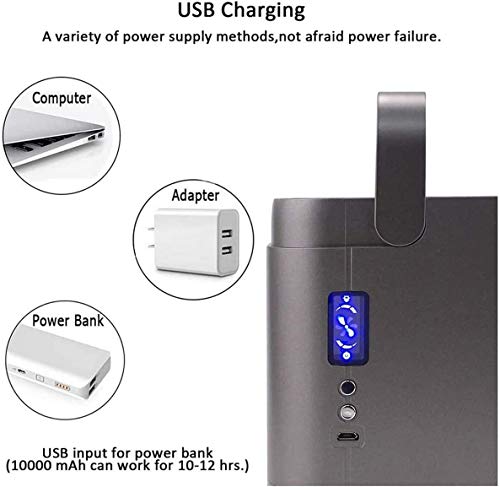 El Aire Frío USB Móvil Acondicionadores De Aire Más Frío A Prueba De Fugas Del Purificador Del Humectador 3 Velocidad Del Viento Ajustable 7 Luces LED De Color Para Home Office Cámara Frigorífica,A