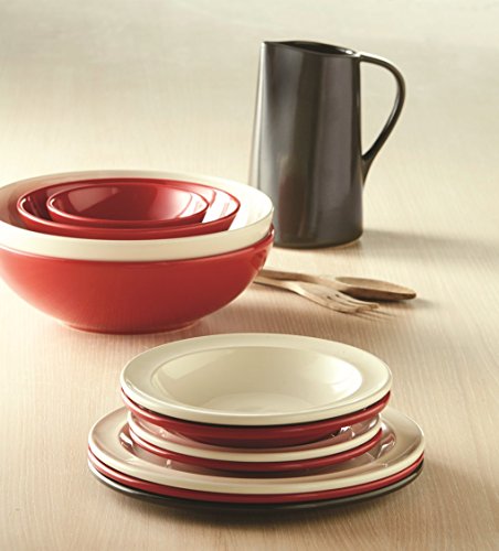 Emile Henry EH322122 de Ladrillos ensaladera de cerámica 22 x 7 cm