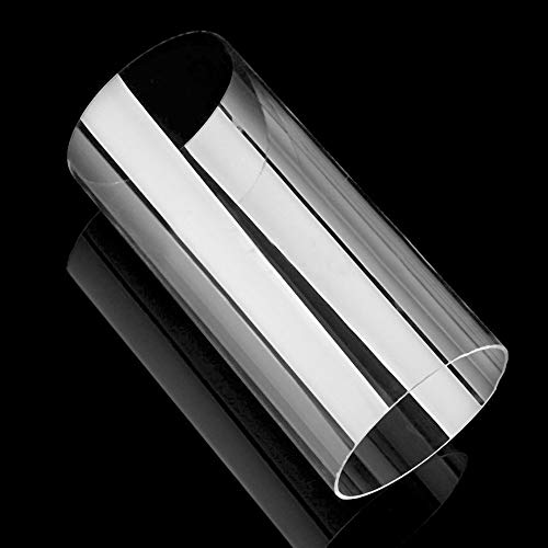 Engfgh 1pcs 100 Mm De Diámetro Exterior 95 Mm Diámetro De Tubo De Plexiglás Acrílico, Transparente De Tuberías De Plástico Industrial DIY Crafts Accesorios De Tubería