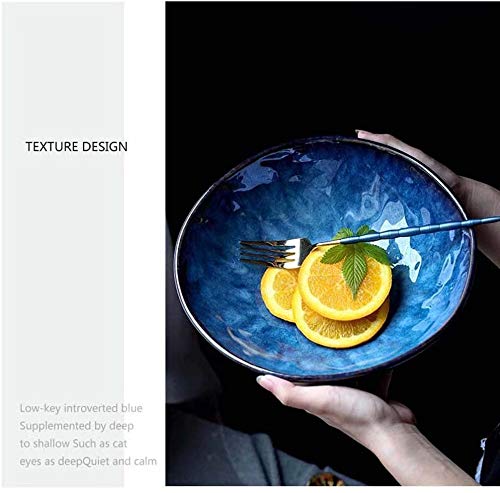 Ensaladera de cerámica japonesa Frutero, Adecuado para Ramen Bowl Sopa Bowl Large Bowl | Tazón creativo Tazón de porcelana Tazón instantáneo de fideos
