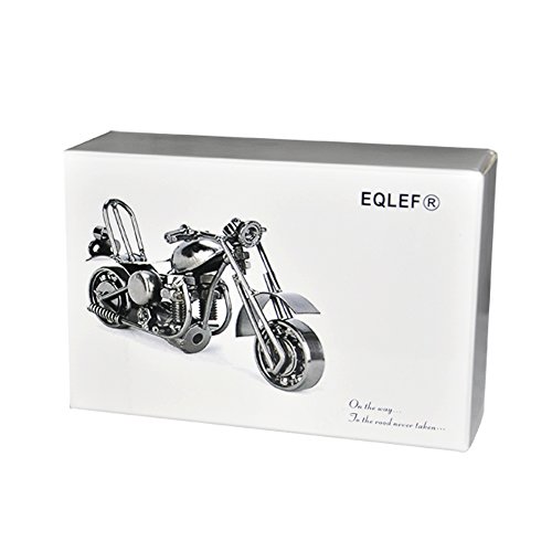 EQLEF® Creativo modelo de la motocicleta del hierro motocicleta adornos modernos personalizados regalo de cumpleaños para su novio la fotografía Atrezzo