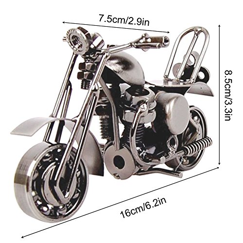 EQLEF® Creativo modelo de la motocicleta del hierro motocicleta adornos modernos personalizados regalo de cumpleaños para su novio la fotografía Atrezzo