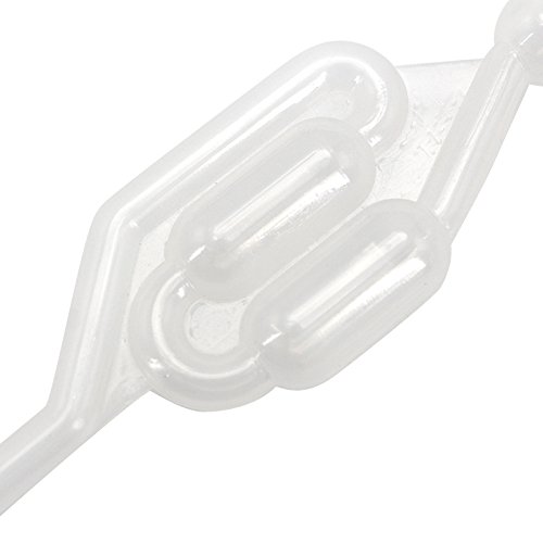Esclusa de aire en forma de S para fermentar válvulas de sello de escape – fermentación de vino de cerveza (color al azar de la cubierta)