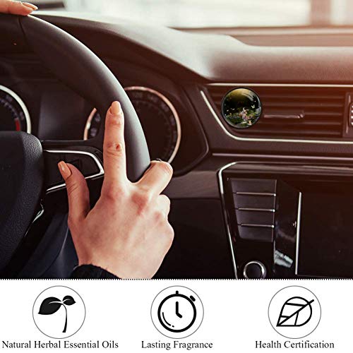 Eslifey Difusor de ambientador de Coche con diseño de Conejo de Pascua de Goma EVA para aromaterapia, difusor de aceites Esenciales, Fruta de la pasión