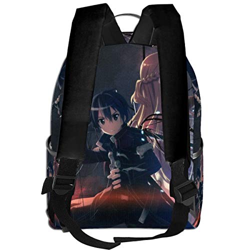Espada Arte Online Estudiante Bolsa Unisex Dibujos Animados Impreso Escuela Universidad Mochila 14.5 x 12.7 cm