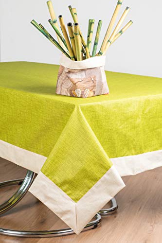 Esse Home - Línea Confestyl - Mantel Cubierta de mesa antimanchas - Cuadrado - para 8 personas - Made en Italia - Cinzia 100