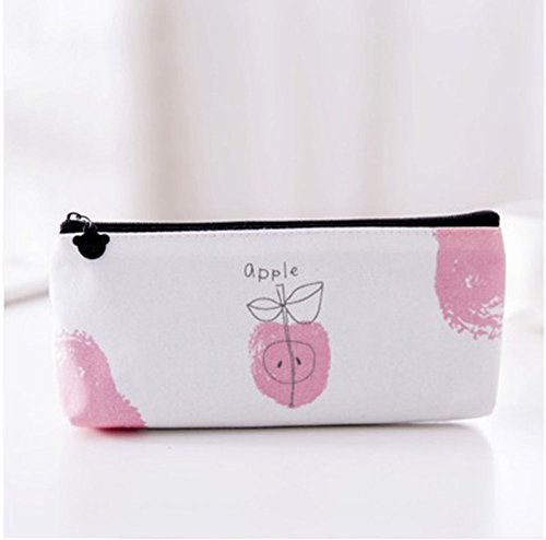 Estuche Bolsa de papelería la caja registradora de la pluma del Bolsa de Immagazzinaggio la Lienzo de cáñamo de los modelos de la fruta la Cassa la lápices de weimay, 4pcs