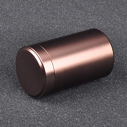 Estuche De Cigarrillos, Estuche De Metal para Cigarrillos Que Puede Contener Una Caja De Tabaco Sellada De Gran Capacidad, Puede Contener 30 Cigarrillos, Marrón, Especialmente Práctico, Fácil De Usar