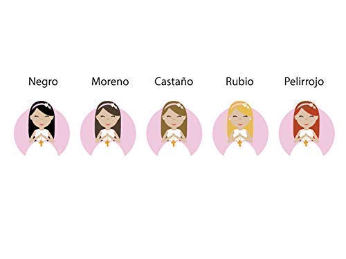 Etiquetas personalizadas para detalle de Primera Comunión niña. Pack 25 udes.