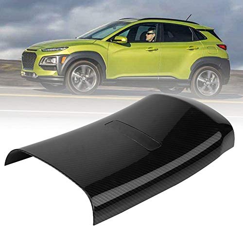 EVGATSAUTO Embellecedor de ventilación Lateral, Marco de Cubierta de Salida de ventilación Lateral de Fila Trasera de Coche Compatible con Encino Kauai Kona 2017-2020 SUV(Fibra de Carbon)