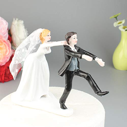 F Fityle Boda Pasteles Cake Topper de Resina Decoración de Torta Suministros de Boda - D