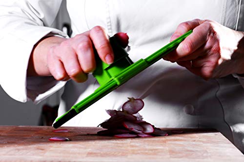Fackelmann Mini Mandolina 2 en 1, pelador de Verduras, Acero Inoxidable
